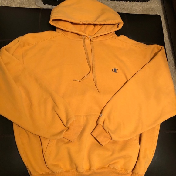 light brown champion hoodie